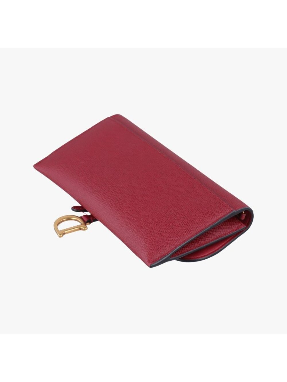 Dior Saddle Red Leather Messenger Bag - Picture 6 of 15